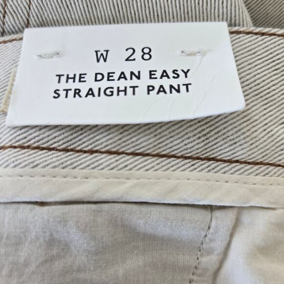 Madewell The Dean Easy Straight Pant Size 28 NWT - Picture 6 of 13